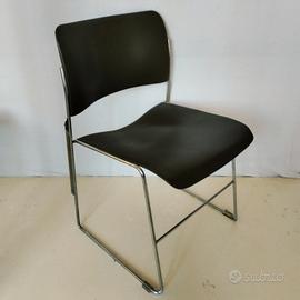 Sedie impilabili 40/4 design David Rowland vintage
