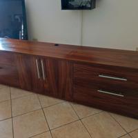 🌀Grande mobile porta TV con chiusure rallentate  