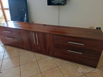 🌀Grande mobile porta TV con chiusure rallentate  