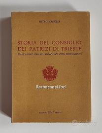Kandler Storia Consiglio dei Patrizi di Trieste