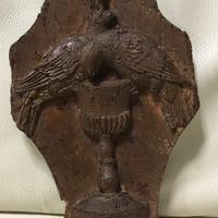 Scultura bassorilievo lignea molto antica
