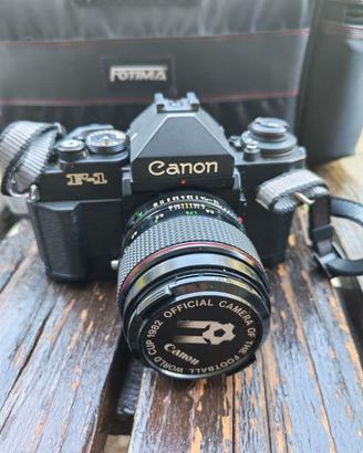 Canon FTb QL nera + FD 35-105 Macro + accessori – 