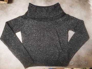 Maglione donna Subdued nero lurex