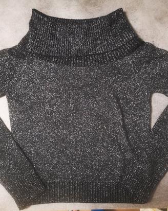 Maglione donna Subdued nero lurex