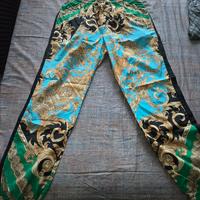 track pants in seta Versace