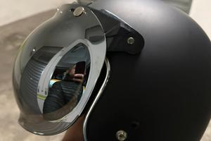 Casco vintage tre bottoni origine