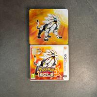 Pokemon sole + custodia metallica
