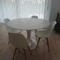 Tavolo rotondo allungabile