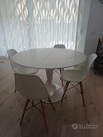 Tavolo rotondo allungabile