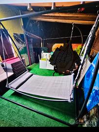 amaca con struttura autoportante