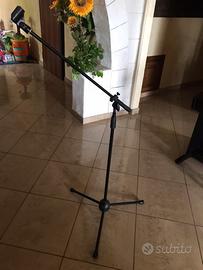 asta da microfono professionale