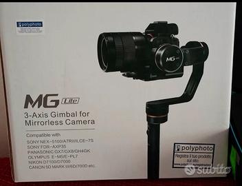 Gimbal per fotocamera Mirrorless MG V2 AXIS, Nuovo