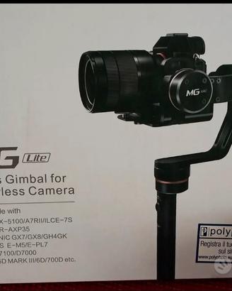Gimbal per fotocamera Mirrorless MG V2 AXIS, Nuovo