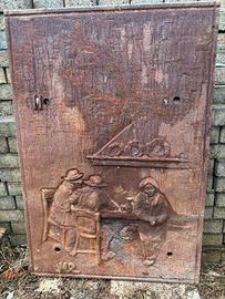 piastra in ghisa per camino