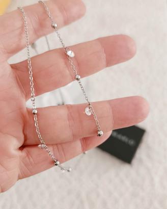 Collana Marlù con zirconi e sfere .