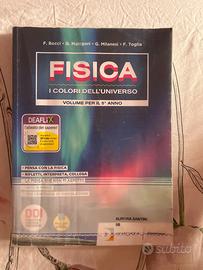 libro fisica i colori dell’universo 5^anno