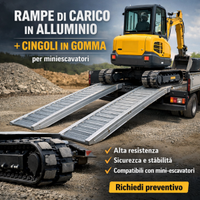 Cingoli in gomma e Rampe di carico