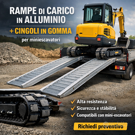 Cingoli in gomma e Rampe di carico