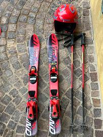 Atteezzatura SCI-ATTACCHI-RACCHETTE-CASCO