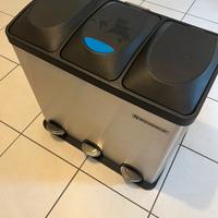 Pattumiera a 3 Cestini