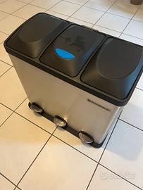 Pattumiera a 3 Cestini