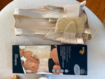 Corsetto dorso-lombo-sacrale con spallacci