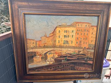 Piero Pastacaldi . Veduta Livorno quartiere Venezi