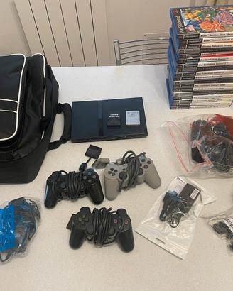 PlayStation 2 Slim +  controller  + collezione PES