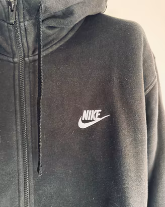 Felpa Nike con zip – nera