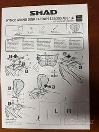 Kit schienalino shad xtow 125/300 e grand dink