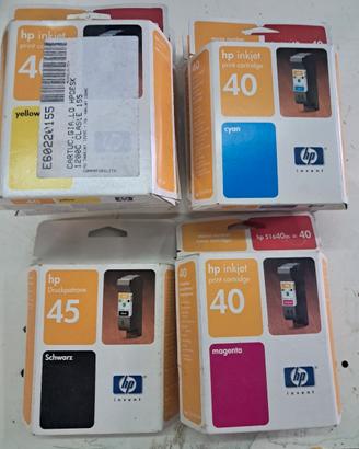 cartucce hp 40 hp 45