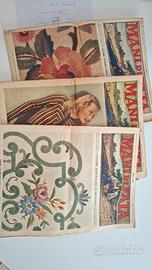 3 Mani di Fata con cartamodelli anni 1938 - 1941