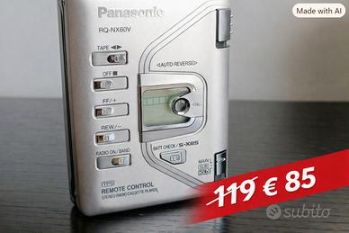 Panasonic RQ-NX60V Walkman Radio Pari al NUOVO