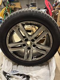 4 Cerchi Audi originali + 3 pneumatici