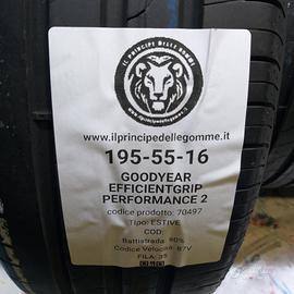 2 GOMME 195 55 16 GOODYEAR A70497