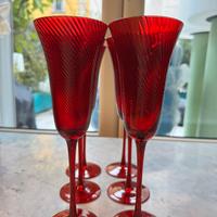 6 flute rosso rubino