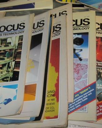 Laser Focus  riviste varie anni 80 lotto 30pz.