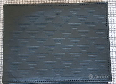 Portafoglio nero Emporio Armani