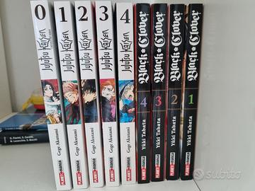 jujutsu kaisen volume 0-4 ,black clover volume 1-4