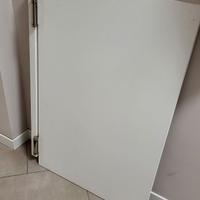 coppia porte saloon bianche  cm. 100x68 cad.