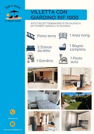 Last minute dal 13/6 con giardino rif 1000