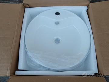 Lavabo d' appoggio in ceramica 46x46x15,5-NUOVO