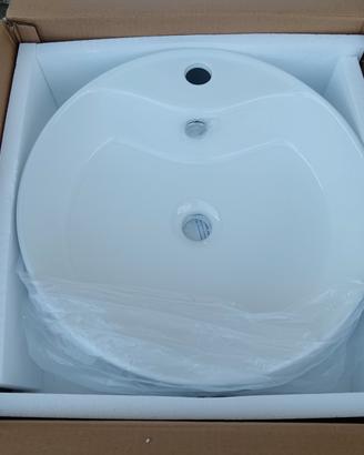 Lavabo d' appoggio in ceramica 46x46x15,5-NUOVO