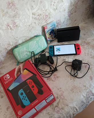 Switch OLED versione cinese + Sonic frontiers