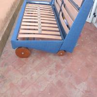 Letto apribile con ruote