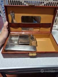set valigetta barbiere vintage 