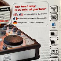 Portable DJ mix controller