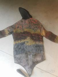 giacca muta 7 mm Tecnoblu mimetica