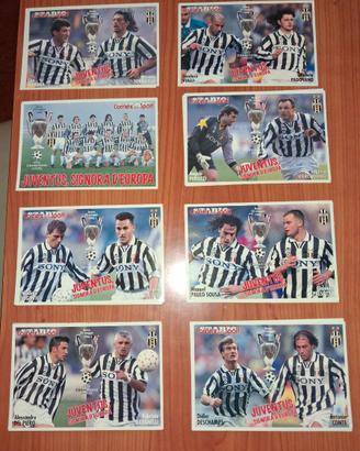 Cartoline Juve con francobolli