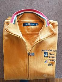 felpa con zip Marina Militare tg. XXL 
